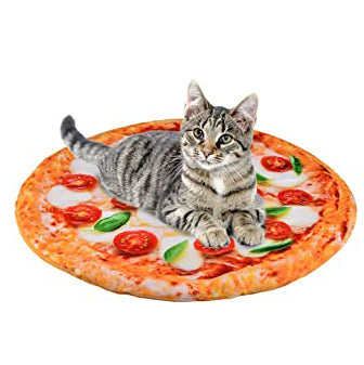 New Style Cat or Dog Pizza Bed Cute & Cozy Mat and Blanket