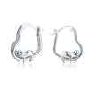 Sterling Silver Sloth Huggie Small Hoop Earrings Jewelry