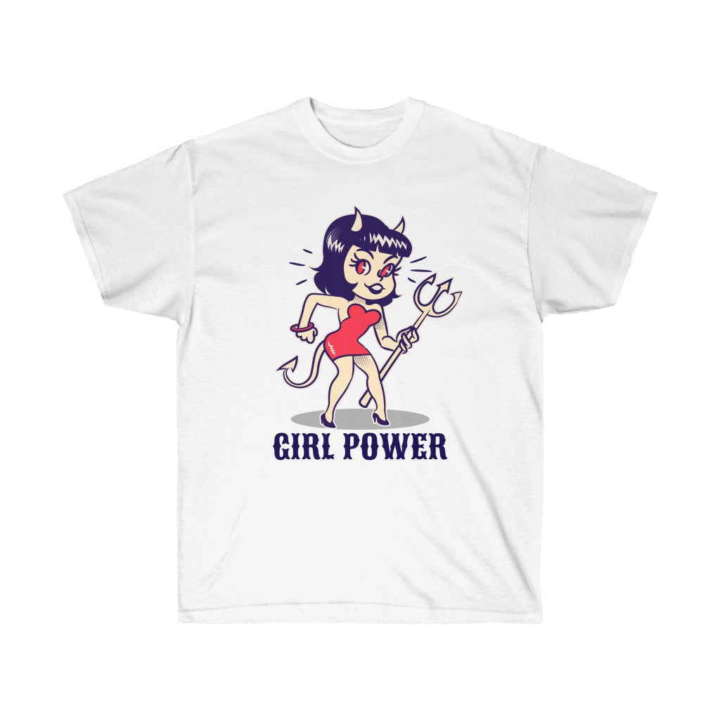 Unisex Ultra Cotton Tee "Girl Power"